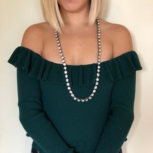 Madewell Crystal Studded Necklace